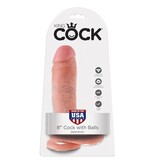 King Cock King Cock with Balls 8"