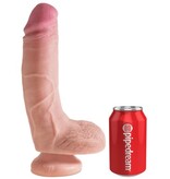 King Cock King Cock with Balls & Dual Density 8"