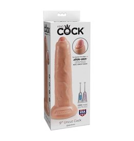 King Cock King Cock Uncut Cock 9" - nature