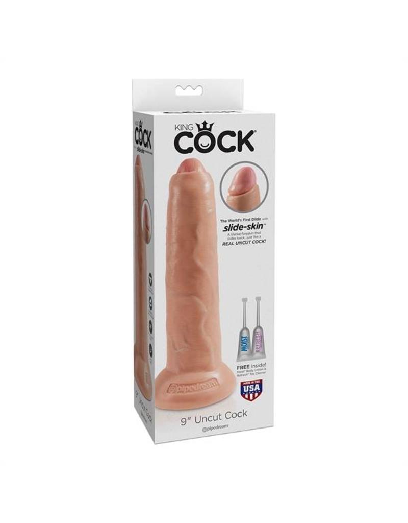 King Cock King Cock Uncut Cock 9" - natur