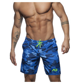 Addicted ADDICTED Camouflage bleu Swimwear Boxer  Long