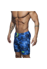 Addicted ADDICTED Camouflage bleu Swimwear Boxer  Long