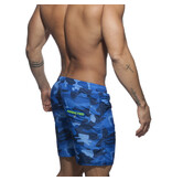 Addicted ADDICTED Camouflage bleu Swimwear Boxer  Long