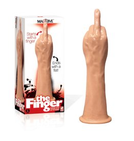 The Finger Fister Trainer Dildo