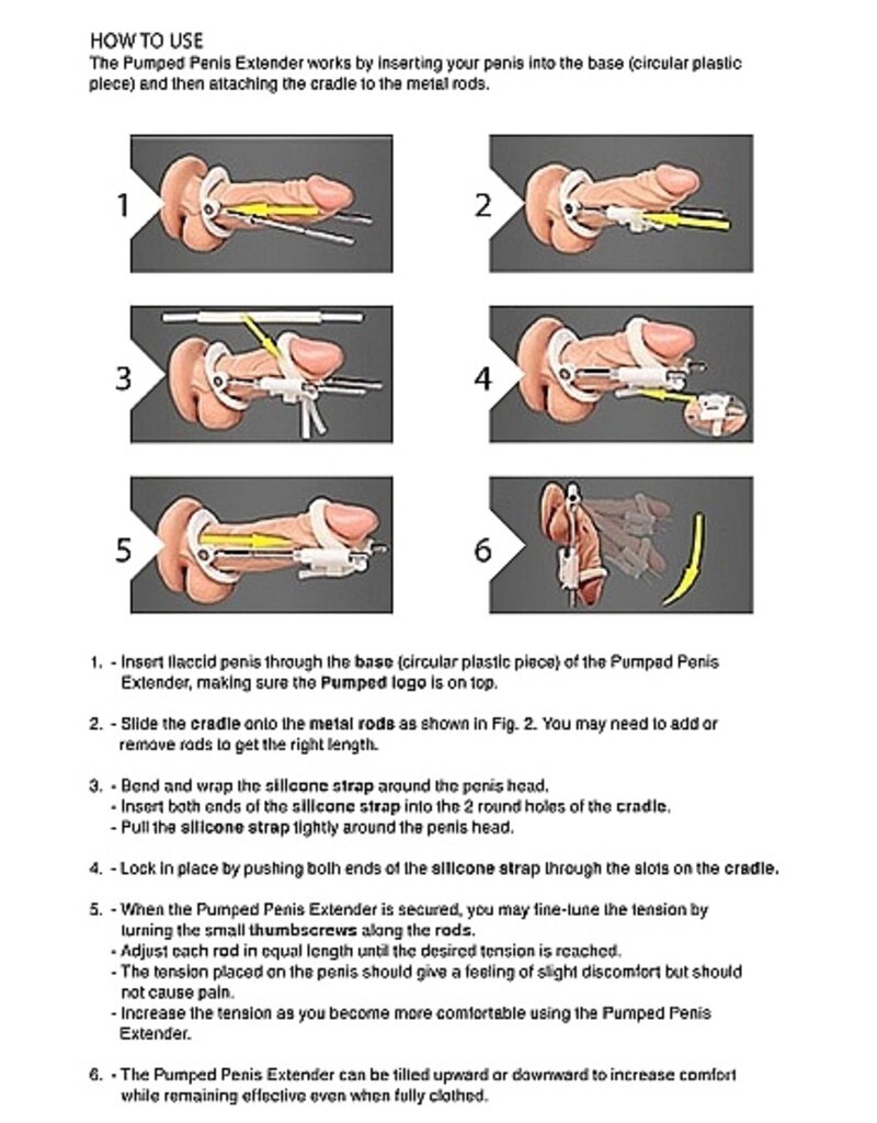 Extenseur de pénis - Blanc