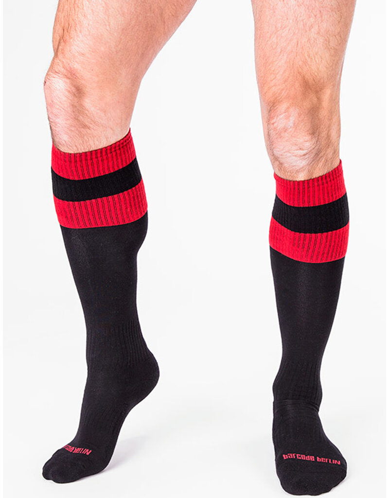Barcode Berlin Barcode Berlin Football Socks noir - rouge