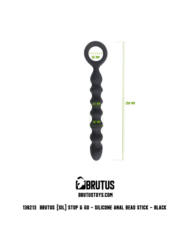 Brutus Brutus Stop & Go - Silicone Anal Bead Stick