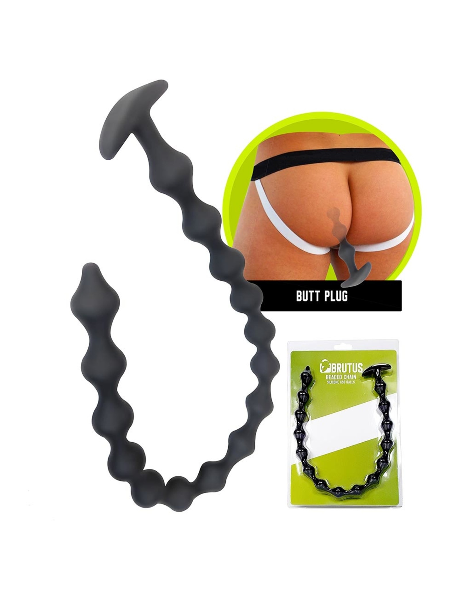 Brutus Brutus Beaded Chain Silicone Ass Balls