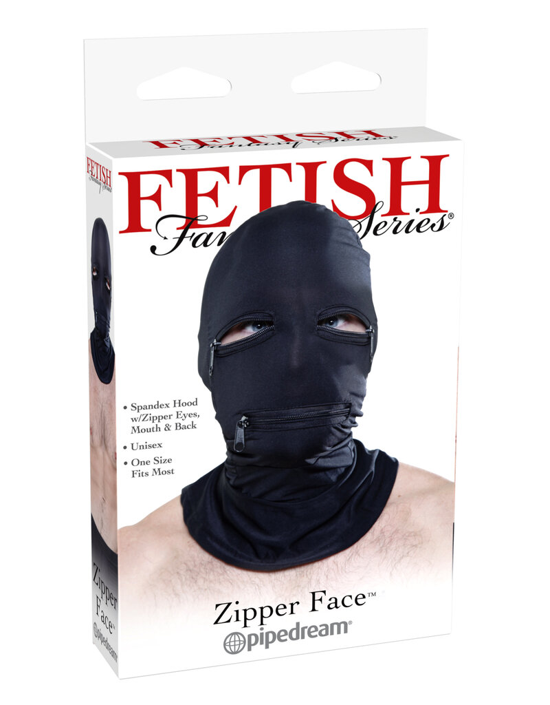 Fetish Fantasy Series Fetish Fantasy - Zipper Face Hood