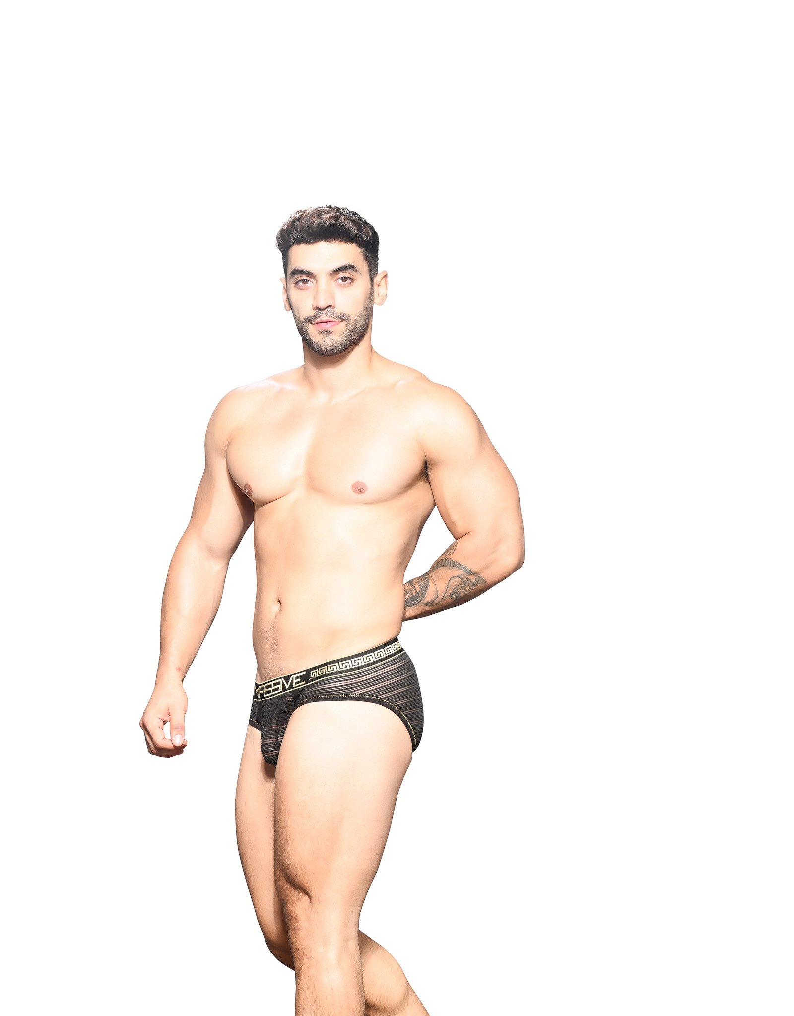 Andrew Christian Andrew Christian MASSIVE Sheer Stripe Brief