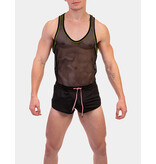 Barcode Berlin Barcode Berlin Tank Top Elmar schwarz-gelb