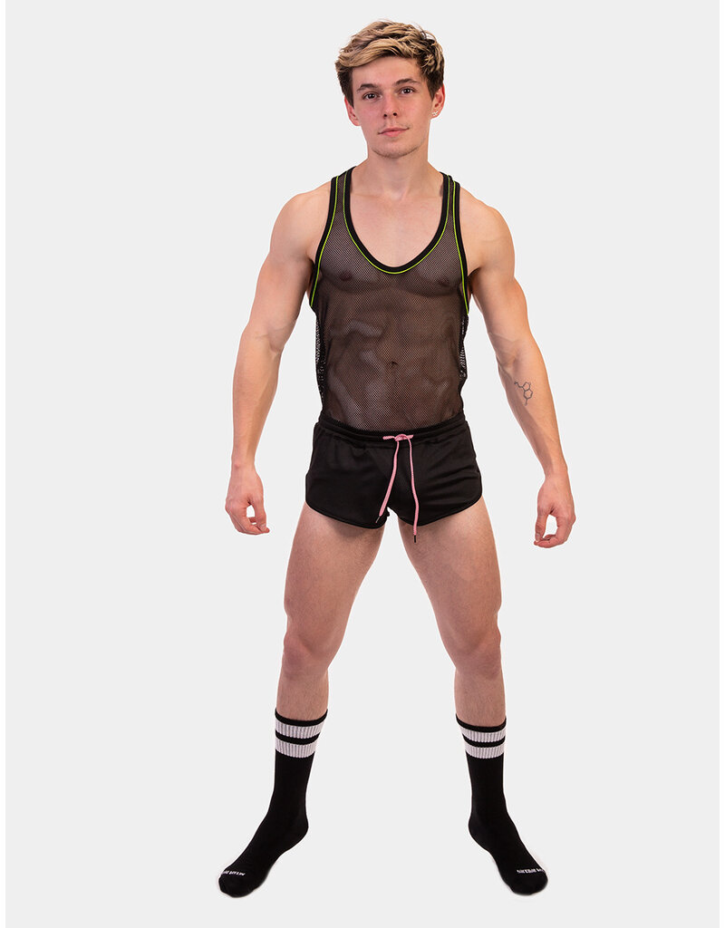 Barcode Berlin Barcode Berlin Tank Top Elmar schwarz-gelb