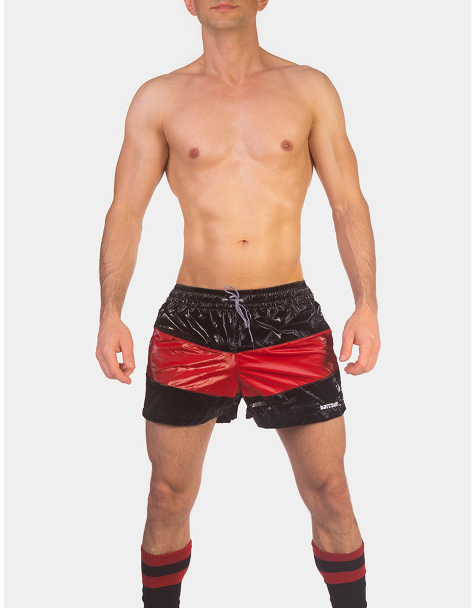 Barcode Berlin Barcode Berlin Short Patrick noir- rouge