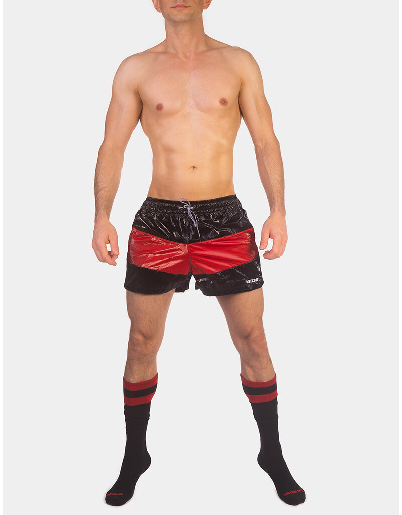 Barcode Berlin Barcode Berlin Short Patrick noir- rouge