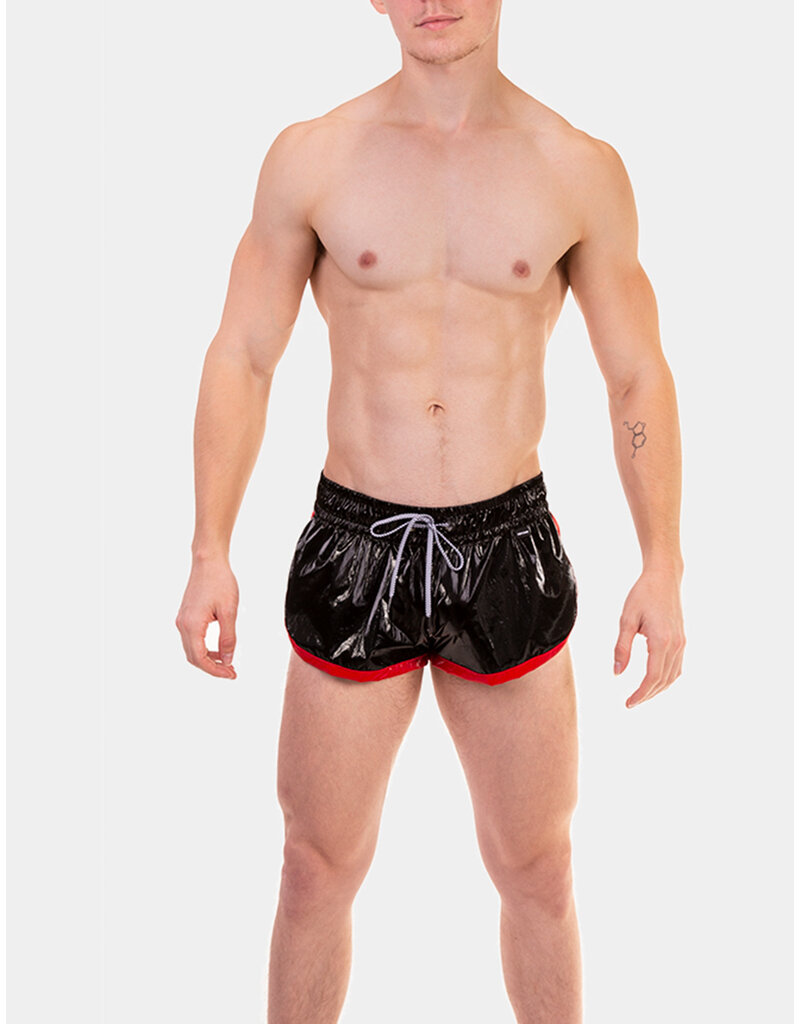 Barcode Berlin Barcode Berlin Short Alfred noir- rouge