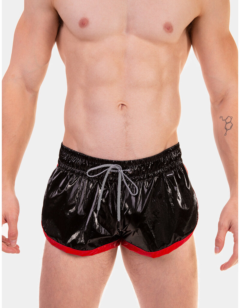 Barcode Berlin Barcode Berlin Short Alfred noir- rouge