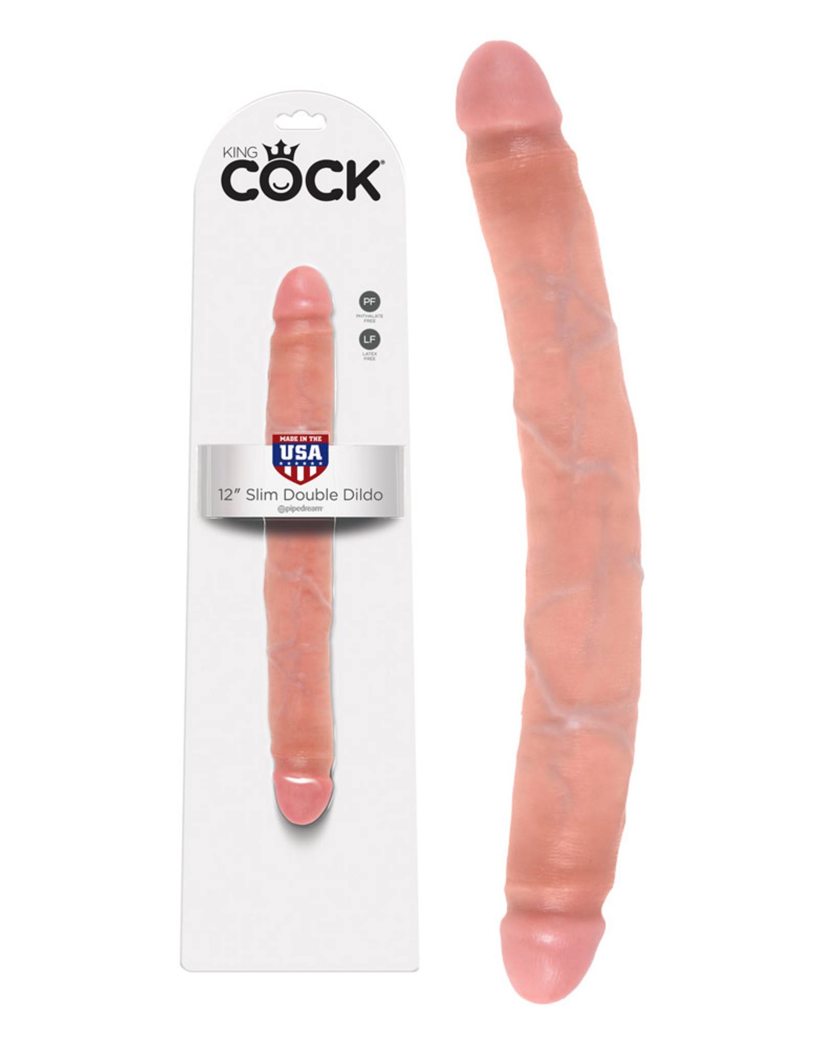 King Cock King Cock 12' Slim Doppeldildo