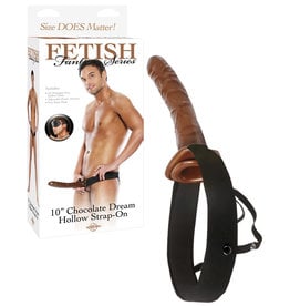 Fetish Fantasy Series Fetish Fantasy - 10 inch Hollow Strap On braun