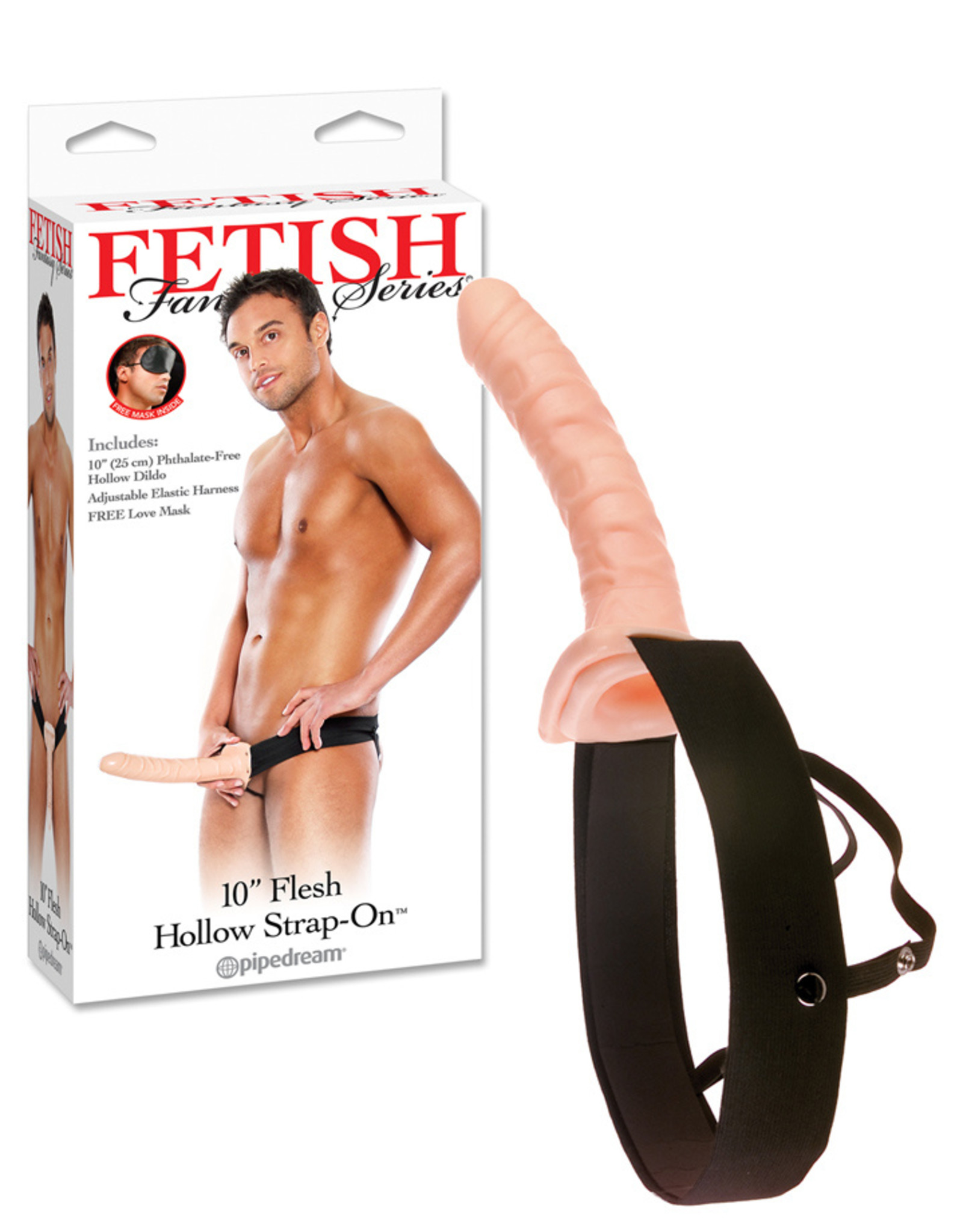 Fetish Fantasy Series Fetish Fantasy - 10 inch Hollow Strap On naturel