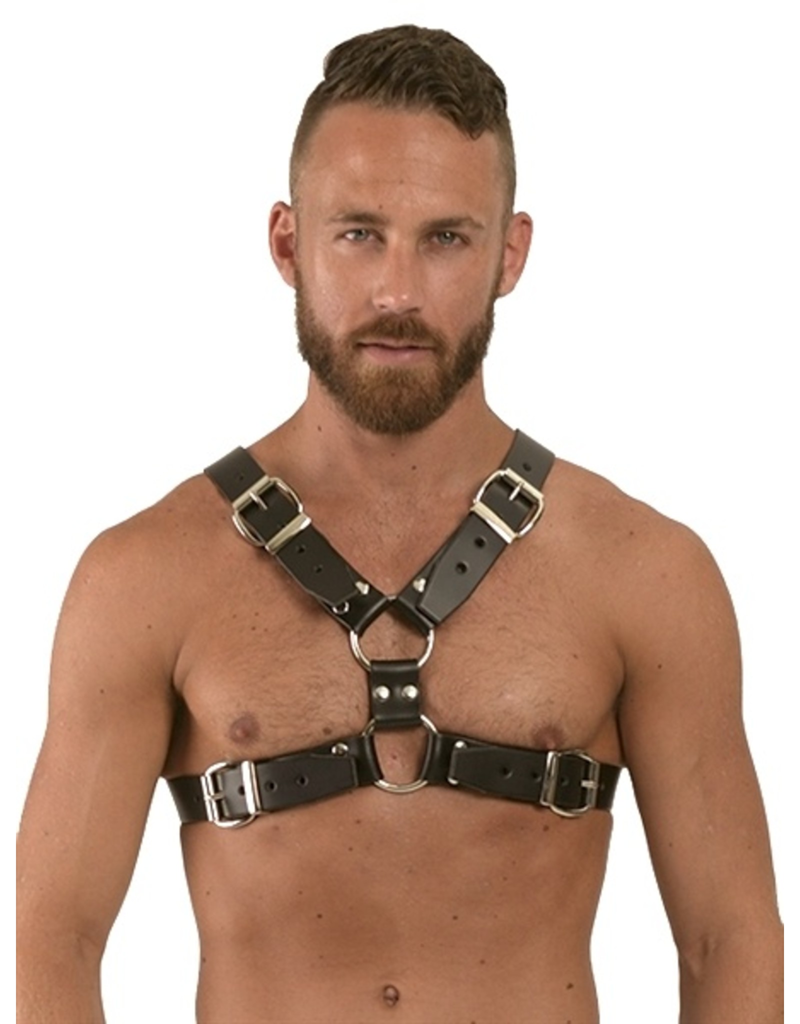 Addicted Mister B Leather Y-Front Harness Grösse S