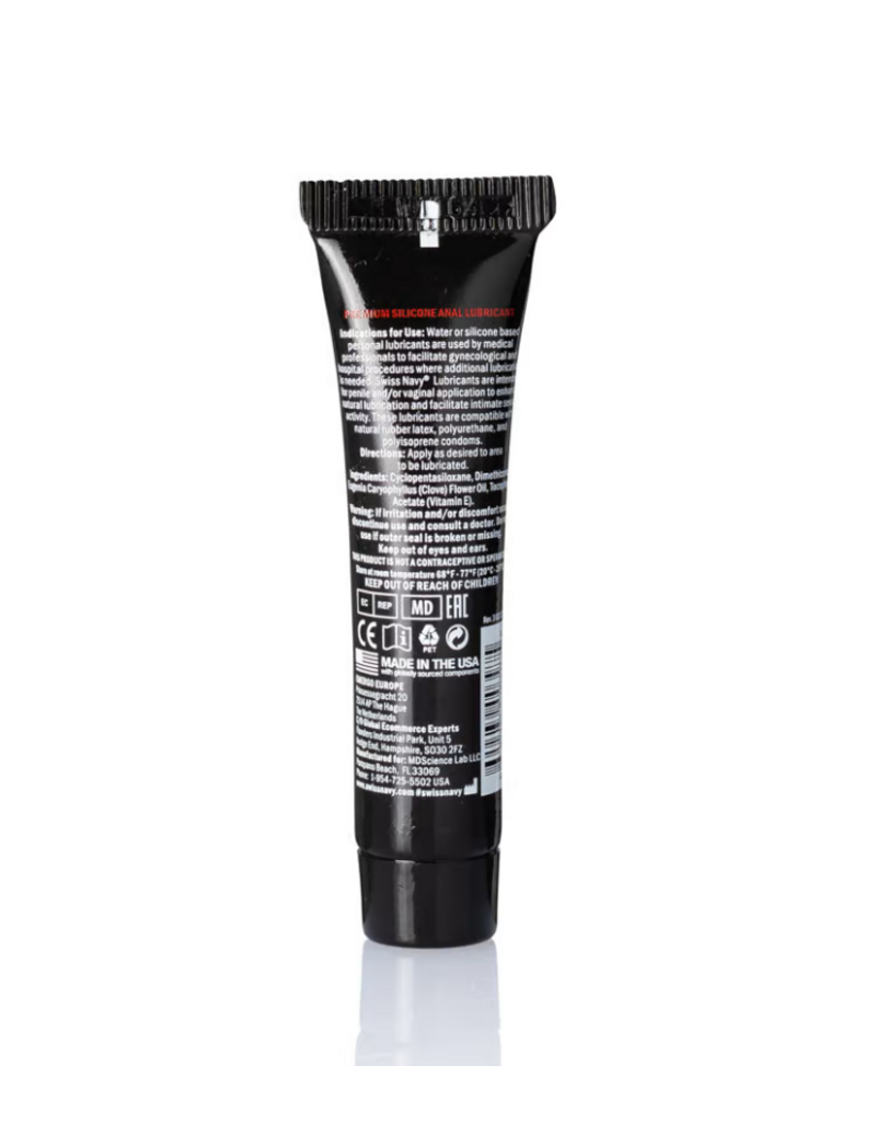 Swiss Navy Lubrifiant anal à base de silicone Swiss Navy Premium 10ml