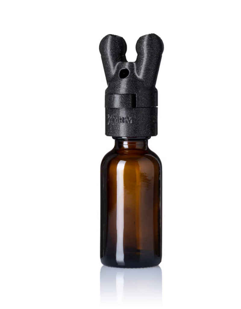 XTRM Poppers Booster Cap XTRM Double Small Black LEAK PROOF