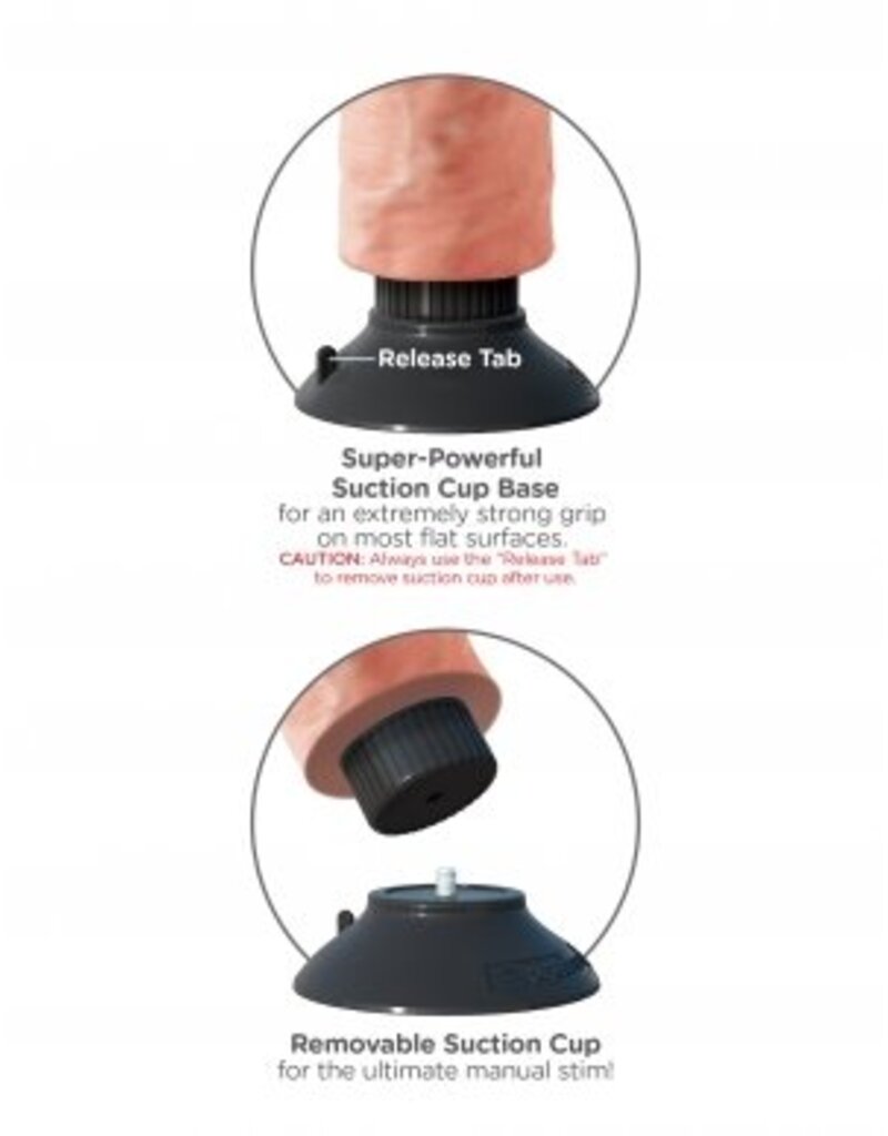 King Cock King Cock - 9 Inch Vibrator natur