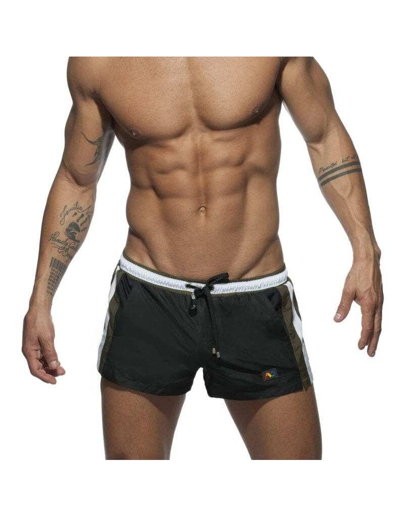 Addicted ADDICTED Stripes Basic Swim Short black