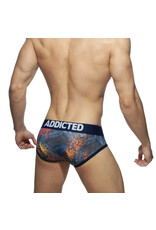 Addicted ADDICTED Three Pack Tropical Mesh Brief Push up