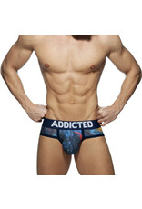 Addicted ADDICTED Three Pack Tropical Mesh Brief Push up