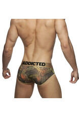 Addicted ADDICTED Three Pack Tropical Mesh Brief Push up