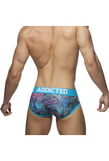 Addicted ADDICTED Three Pack Tropical Mesh Brief Push up