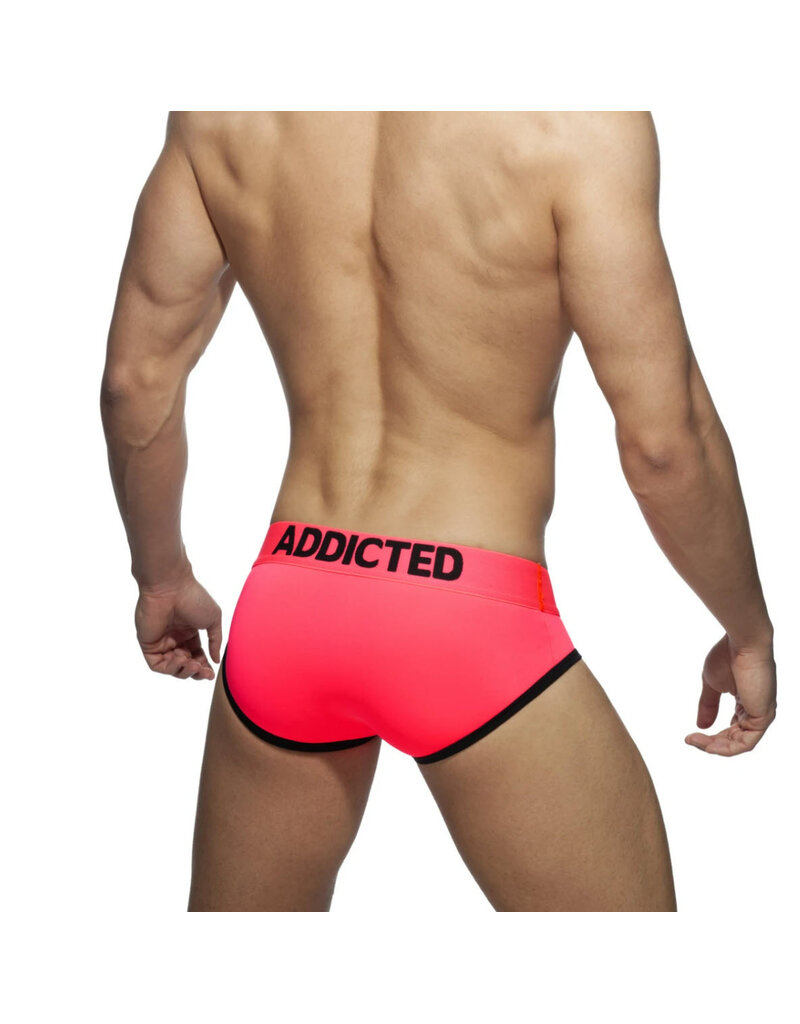 Addicted ADDICTED Neon Pink Cockring Swimderwear Brief