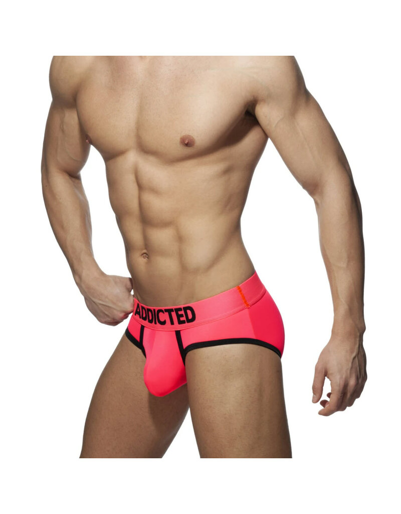 Addicted ADDICTED Neon Pink Cockring Swimderwear Brief