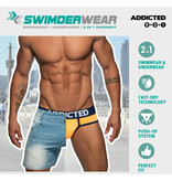 Addicted ADDICTED Neon Yellow Cockring Swimderwear Brief