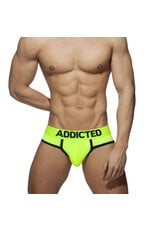 Addicted ADDICTED Neon Yellow Cockring Swimderwear Brief