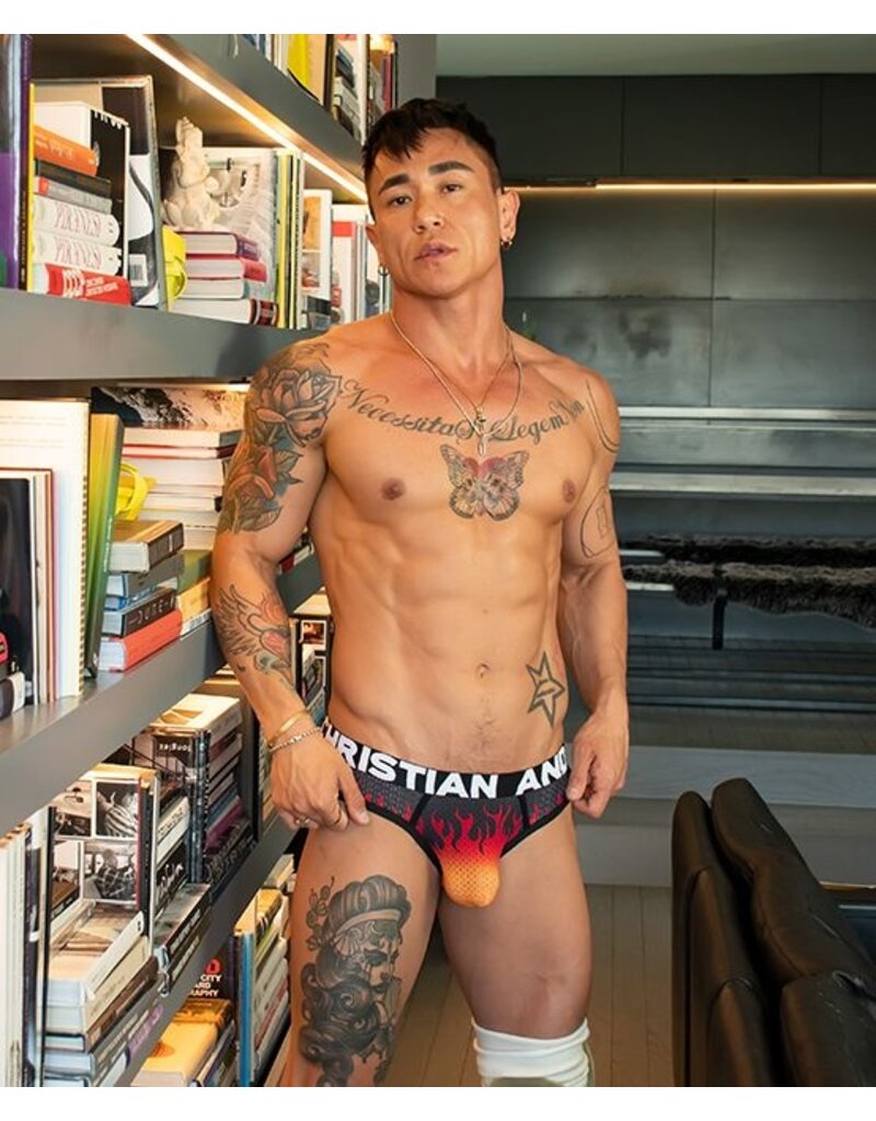 Andrew Christian Andrew Christian Almost Naked Flames Mesh Brief