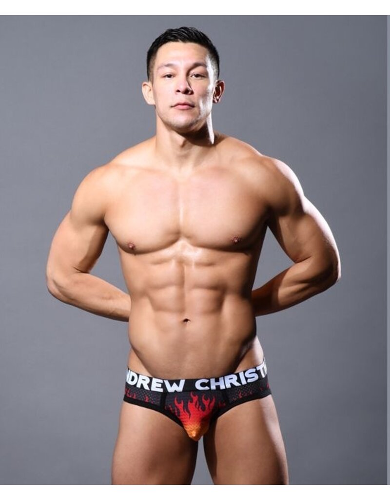 Andrew Christian Andrew Christian Almost Naked Flames Mesh Brief