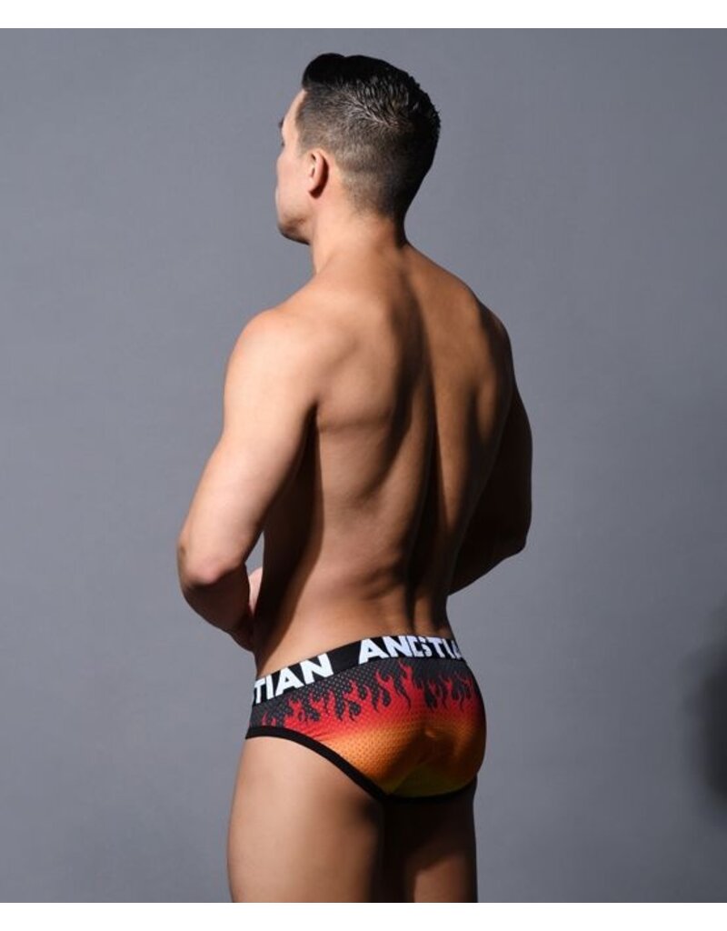 Andrew Christian Andrew Christian Almost Naked Flames Mesh Brief