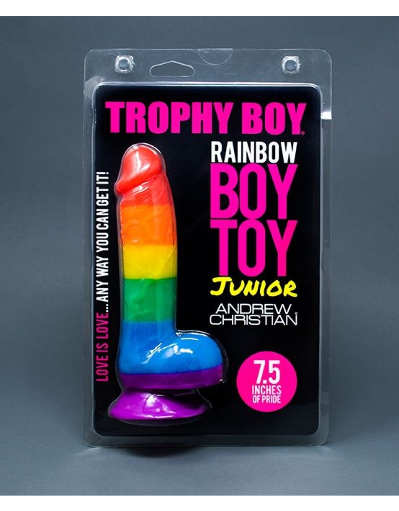 Andrew Christian Andrew Christian TROPHY BOY Rainbow 19 cm Boy Toy JUNIOR Dildo