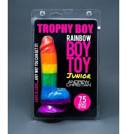 Andrew Christian Andrew Christian TROPHY BOY Rainbow 19cm Boy Toy JUNIOR Dildo