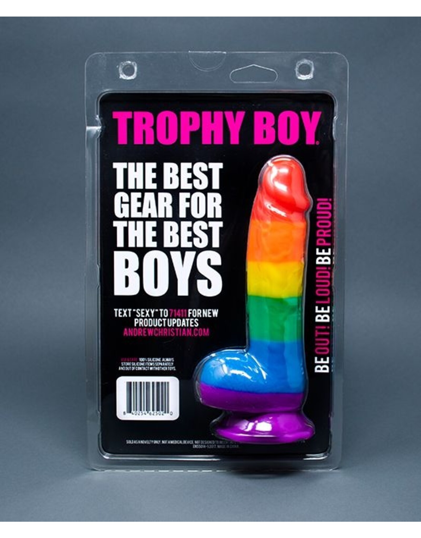Andrew Christian Andrew Christian TROPHY BOY Rainbow 19 cm Boy Toy JUNIOR Dildo