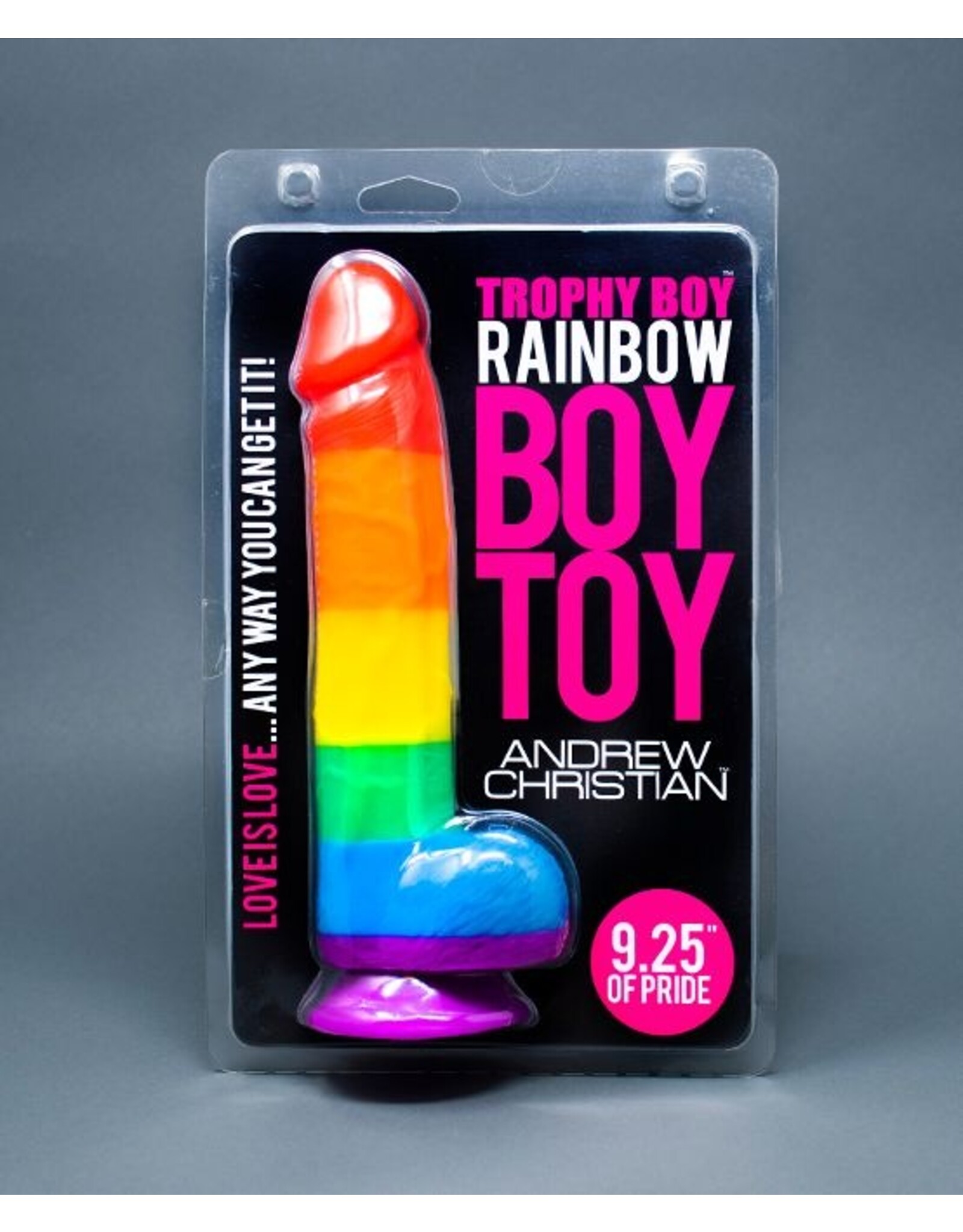 Andrew Christian Andrew Christian TROPHY BOY Rainbow 23.5 cm Boy Toy Dildo