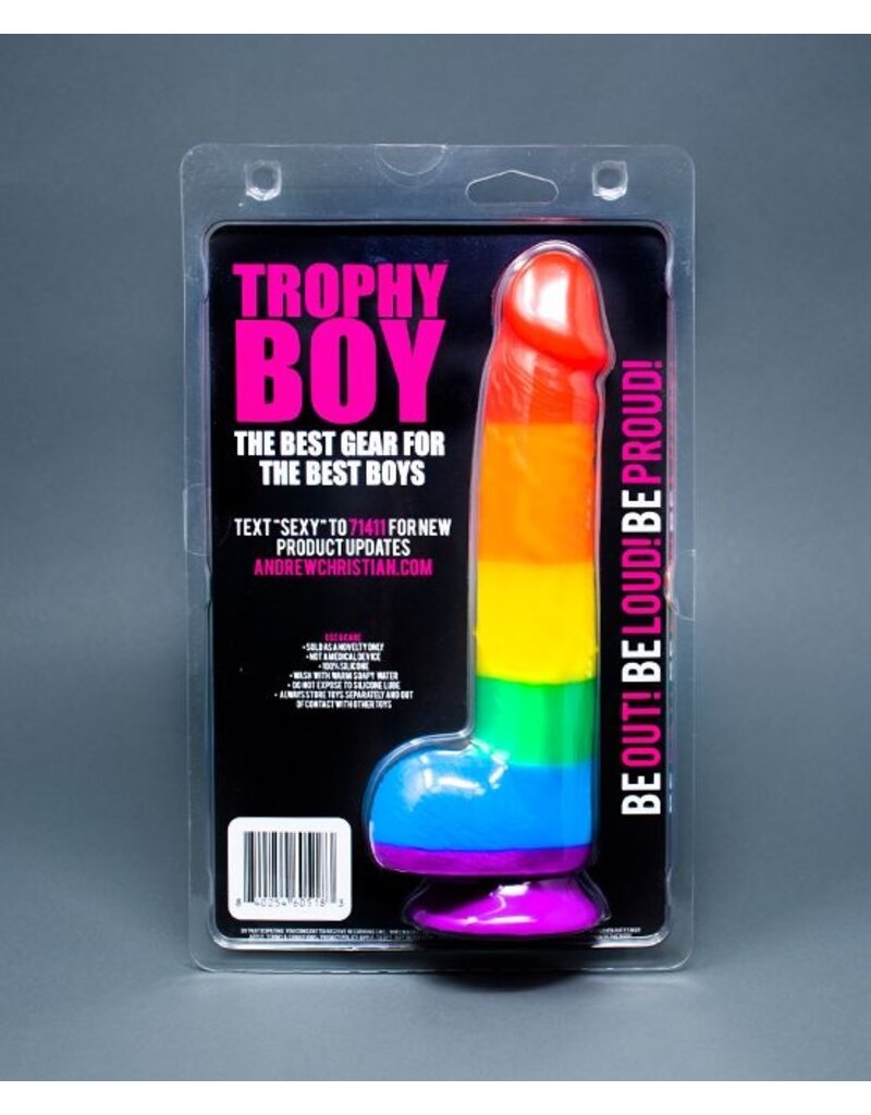 Andrew Christian Andrew Christian TROPHY BOY Rainbow 23.5 cm Boy Toy Dildo