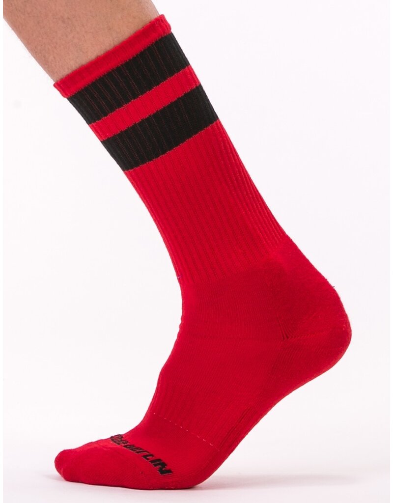 Barcode Berlin Barcode Berlin Gym Socks rouge - noir