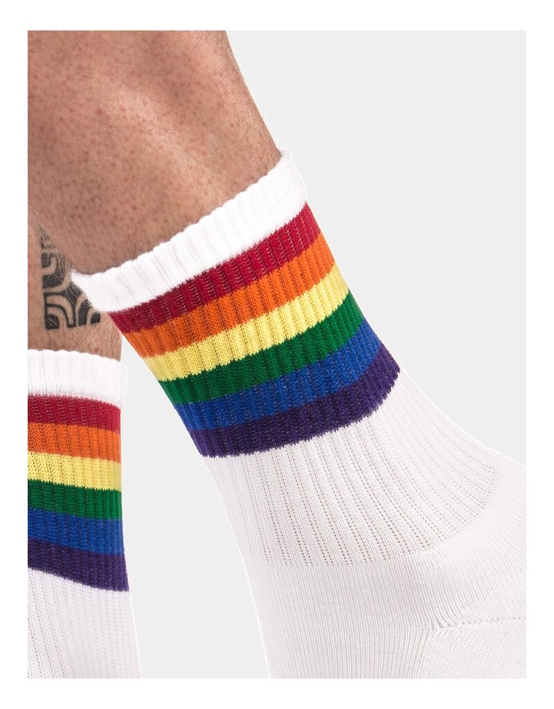 Barcode Berlin Barcode Berlin Pride Half Socks blanc