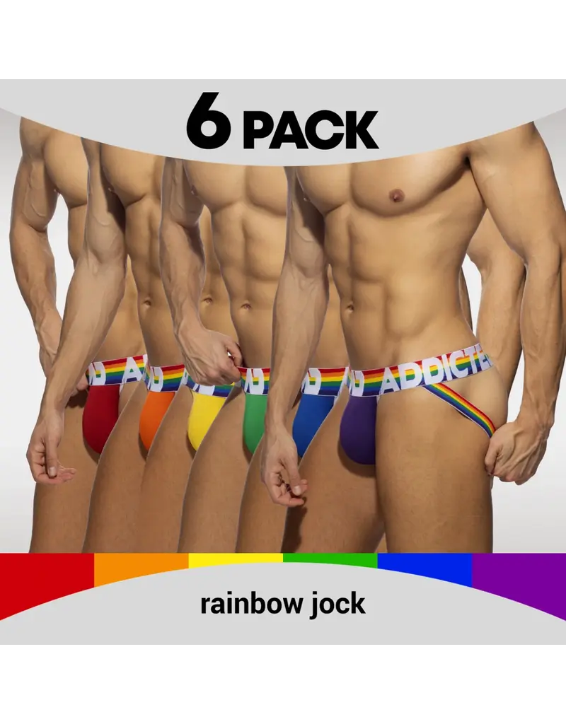 Addicted ADDICTED Six Pack Rainbow Jock