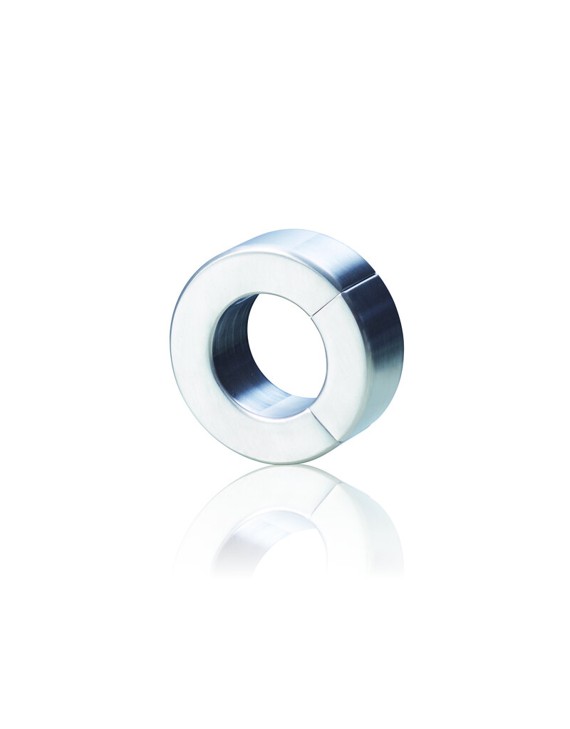 Kinky Monster Étireur de testicules Kinky Monster en acier inoxydable avec fermeture magnétique, hauteur de 30mm