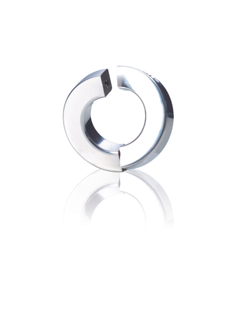 Kinky Monster Étireur de testicules Kinky Monster en acier inoxydable, plat, hauteur de 14mm