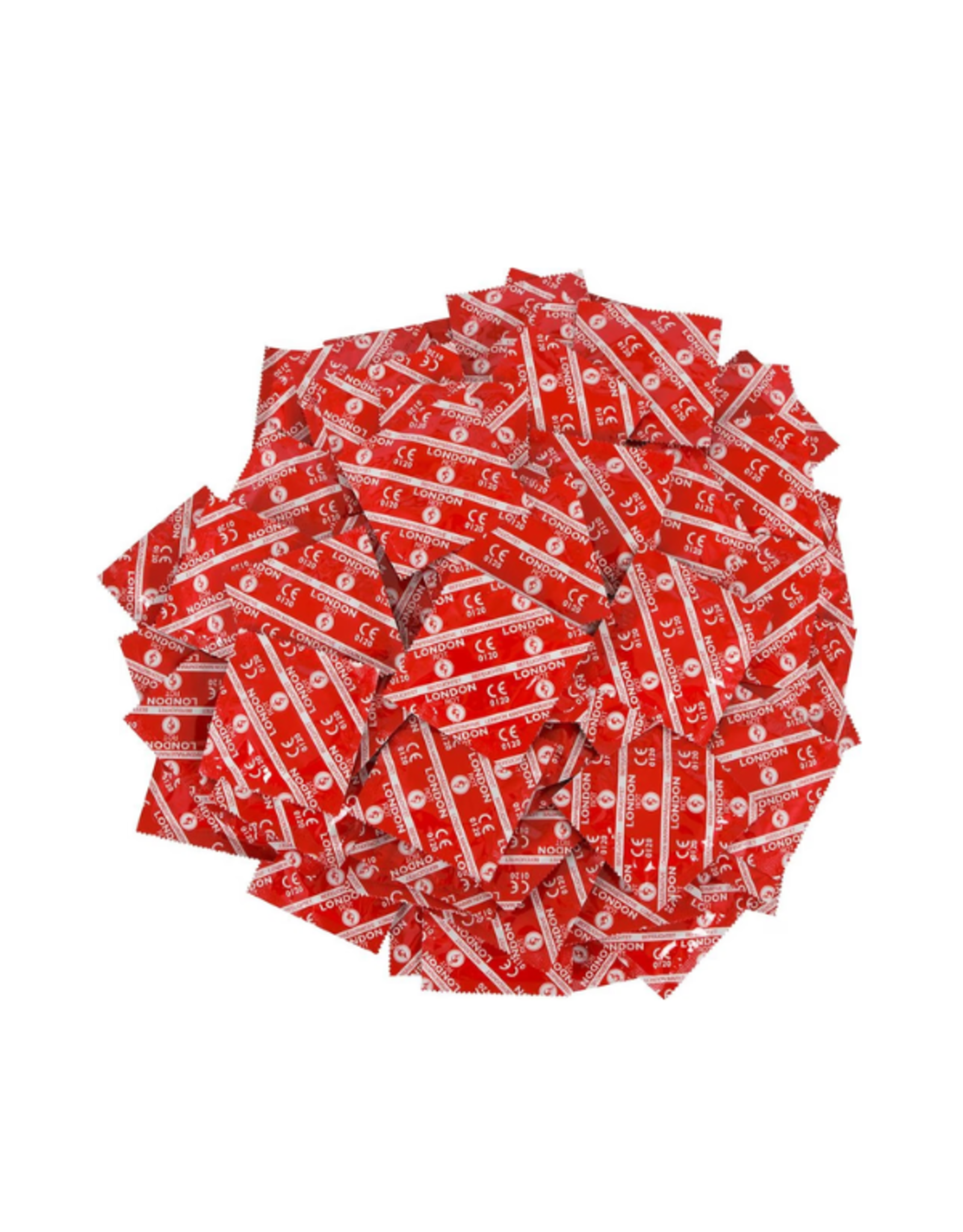 Durex London Kondome Rot mit Erdbeeraroma - 1000 Stück